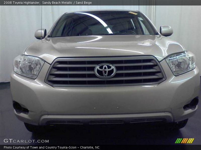 Sandy Beach Metallic / Sand Beige 2008 Toyota Highlander