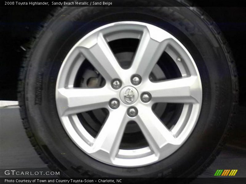 Sandy Beach Metallic / Sand Beige 2008 Toyota Highlander