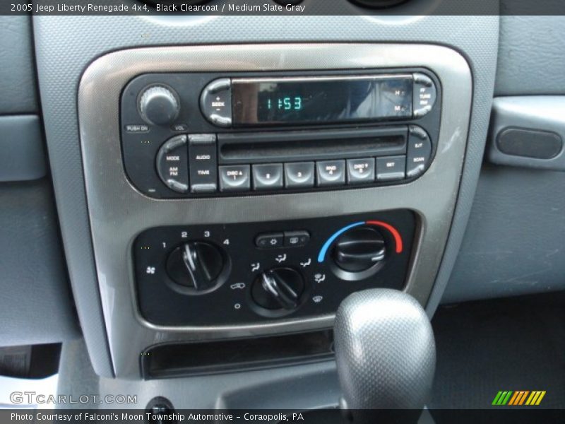 Black Clearcoat / Medium Slate Gray 2005 Jeep Liberty Renegade 4x4