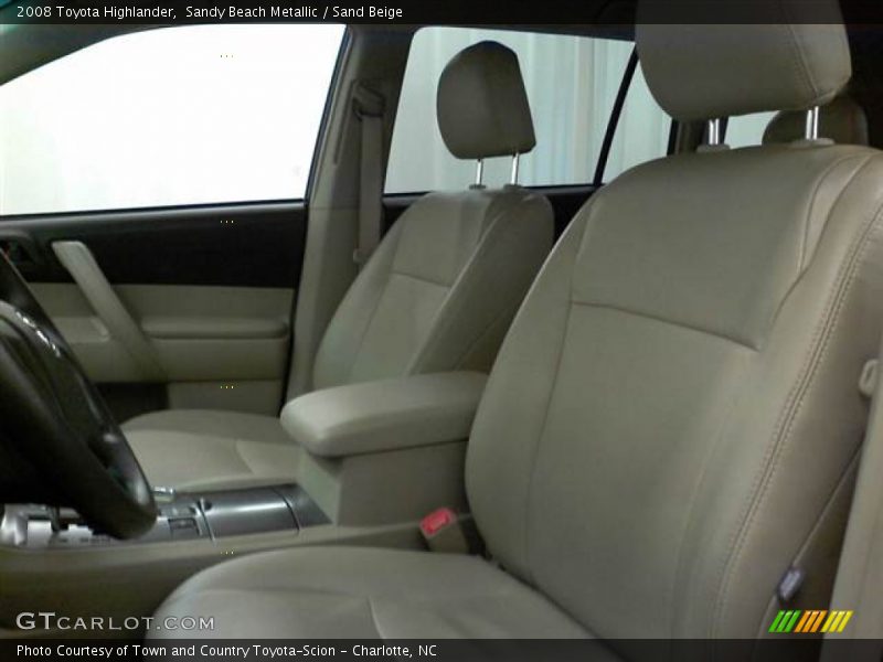 Sandy Beach Metallic / Sand Beige 2008 Toyota Highlander