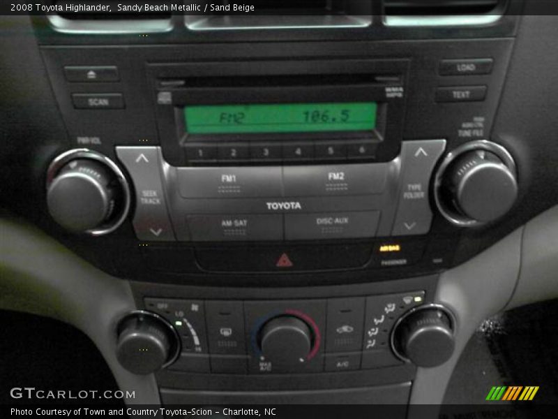 Sandy Beach Metallic / Sand Beige 2008 Toyota Highlander