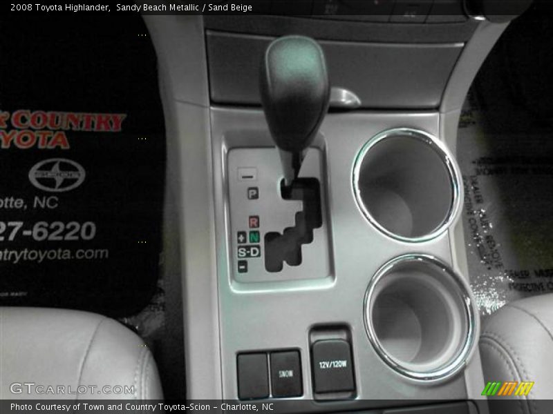 Sandy Beach Metallic / Sand Beige 2008 Toyota Highlander