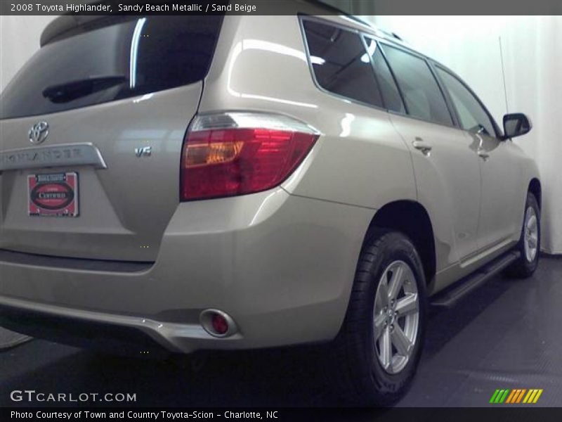 Sandy Beach Metallic / Sand Beige 2008 Toyota Highlander