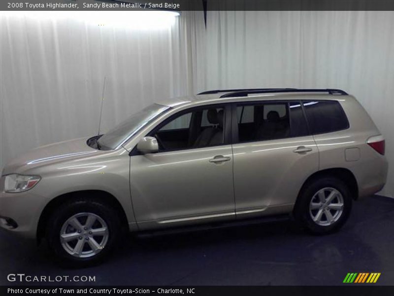Sandy Beach Metallic / Sand Beige 2008 Toyota Highlander