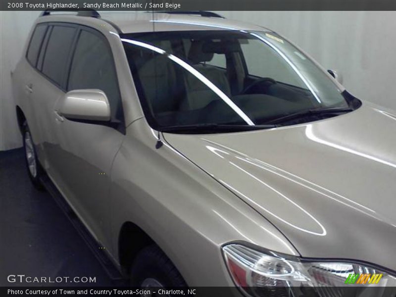 Sandy Beach Metallic / Sand Beige 2008 Toyota Highlander