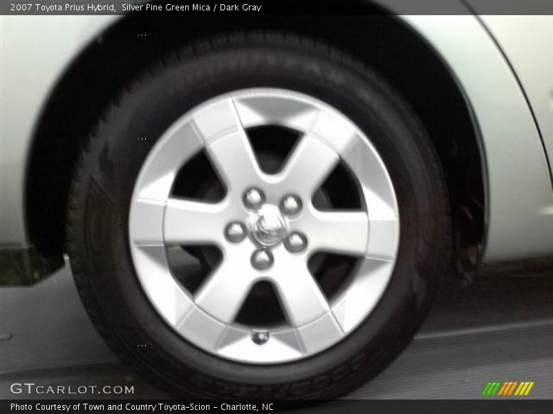 Silver Pine Green Mica / Dark Gray 2007 Toyota Prius Hybrid