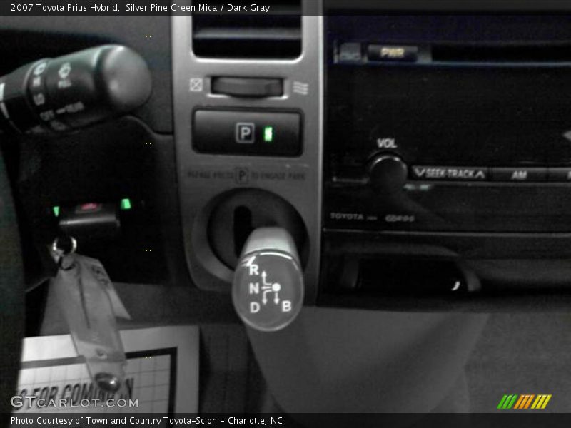 Silver Pine Green Mica / Dark Gray 2007 Toyota Prius Hybrid