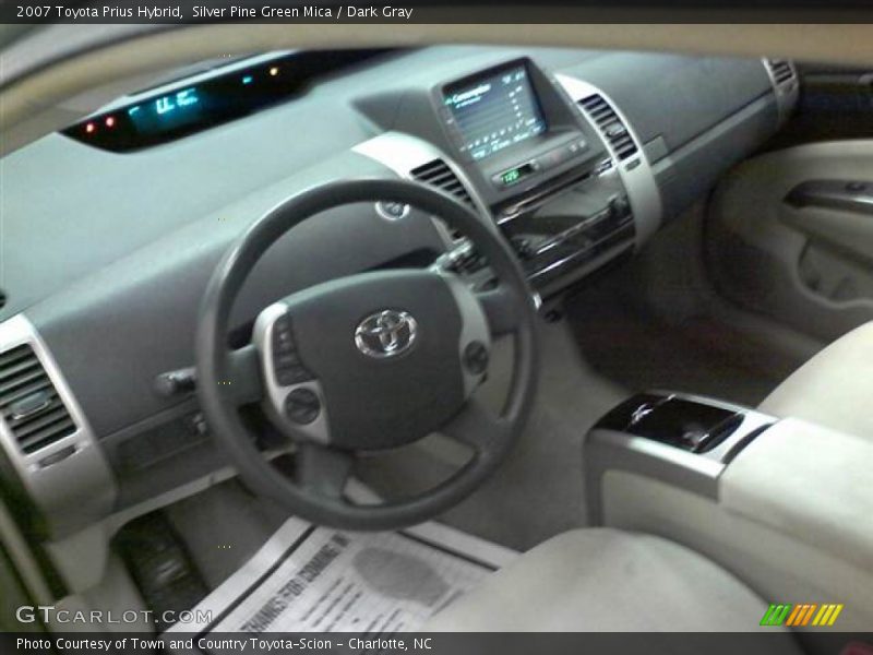 Silver Pine Green Mica / Dark Gray 2007 Toyota Prius Hybrid