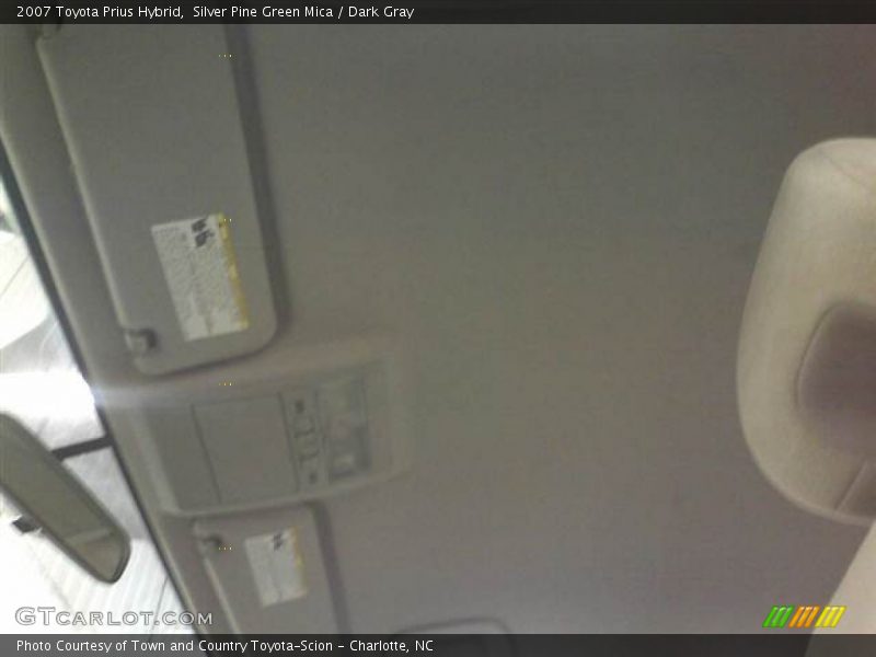 Silver Pine Green Mica / Dark Gray 2007 Toyota Prius Hybrid