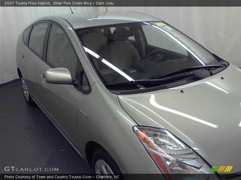 Silver Pine Green Mica / Dark Gray 2007 Toyota Prius Hybrid