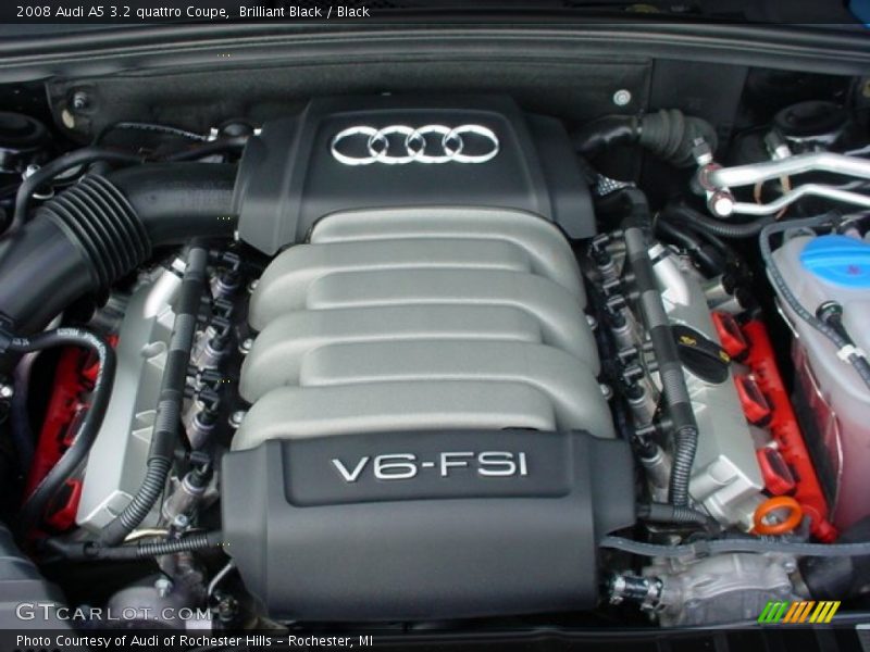  2008 A5 3.2 quattro Coupe Engine - 3.2 Liter FSI DOHC 24-Valve VVT V6