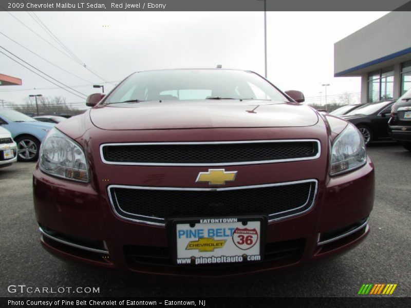 Red Jewel / Ebony 2009 Chevrolet Malibu LT Sedan