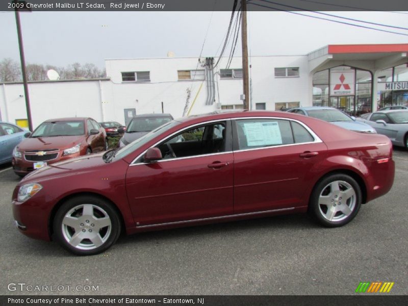 Red Jewel / Ebony 2009 Chevrolet Malibu LT Sedan