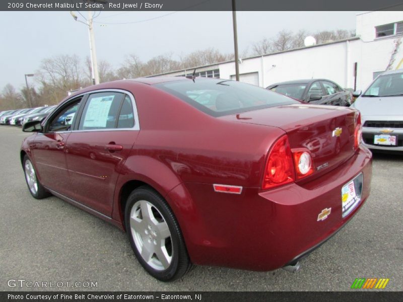 Red Jewel / Ebony 2009 Chevrolet Malibu LT Sedan