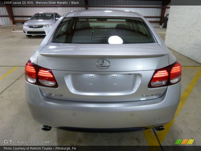 Mercury Silver Metallic / Black 2006 Lexus GS 430