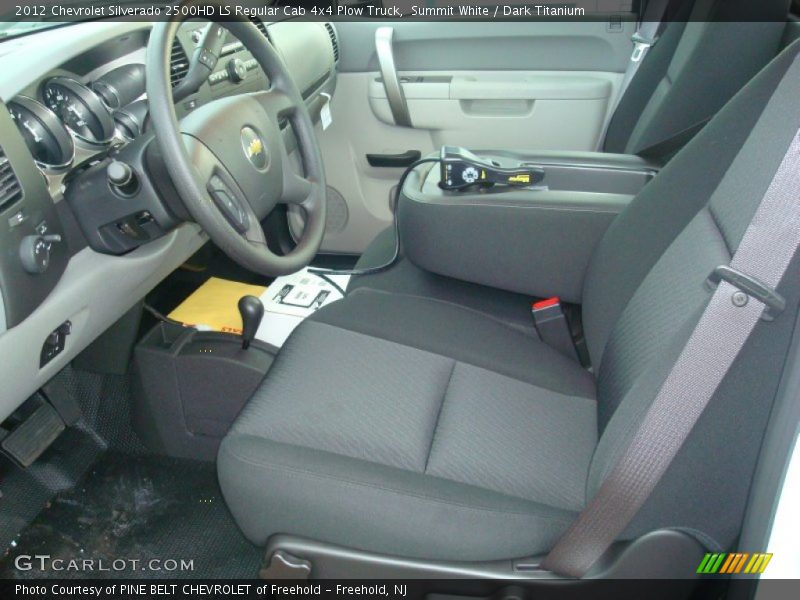Summit White / Dark Titanium 2012 Chevrolet Silverado 2500HD LS Regular Cab 4x4 Plow Truck