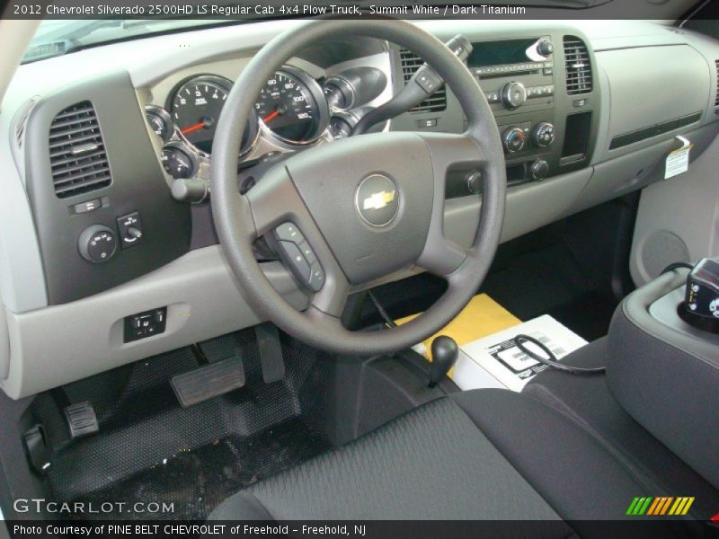 Dashboard of 2012 Silverado 2500HD LS Regular Cab 4x4 Plow Truck