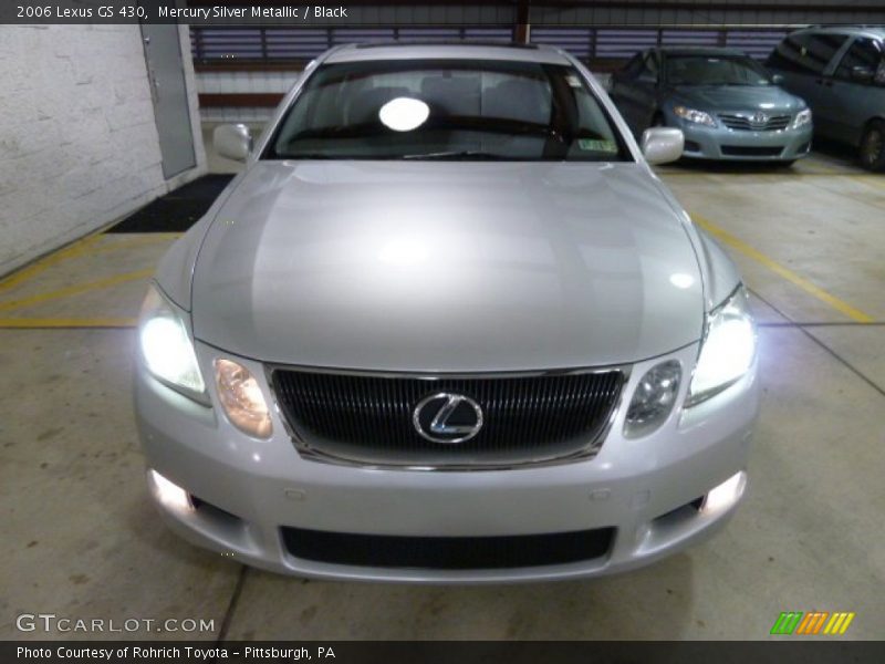 Mercury Silver Metallic / Black 2006 Lexus GS 430