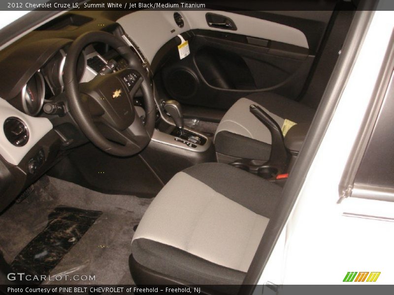 Summit White / Jet Black/Medium Titanium 2012 Chevrolet Cruze LS