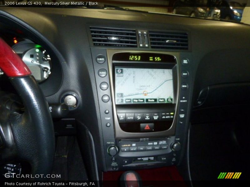 Navigation of 2006 GS 430