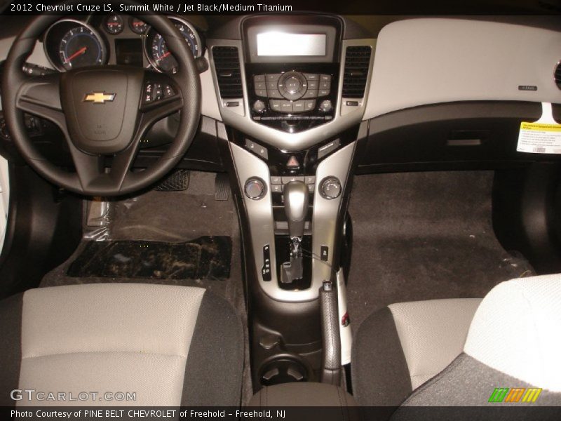 Summit White / Jet Black/Medium Titanium 2012 Chevrolet Cruze LS
