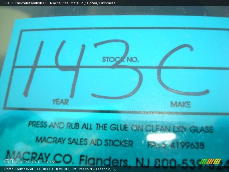 Mocha Steel Metallic / Cocoa/Cashmere 2012 Chevrolet Malibu LS