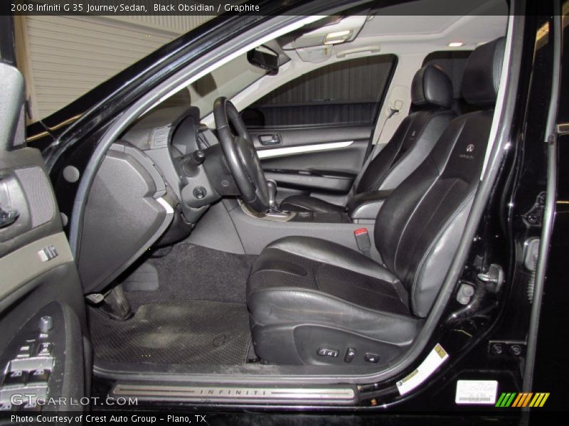 Black Obsidian / Graphite 2008 Infiniti G 35 Journey Sedan