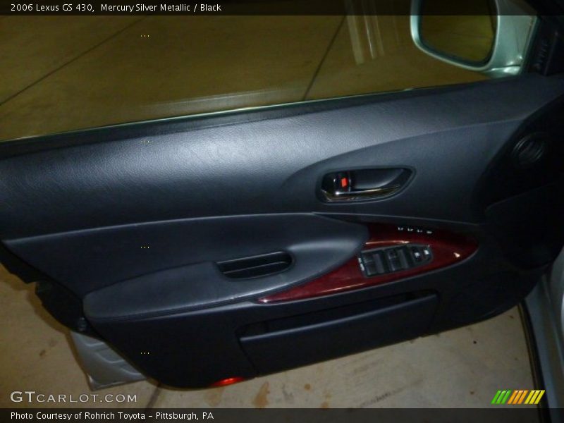 Mercury Silver Metallic / Black 2006 Lexus GS 430
