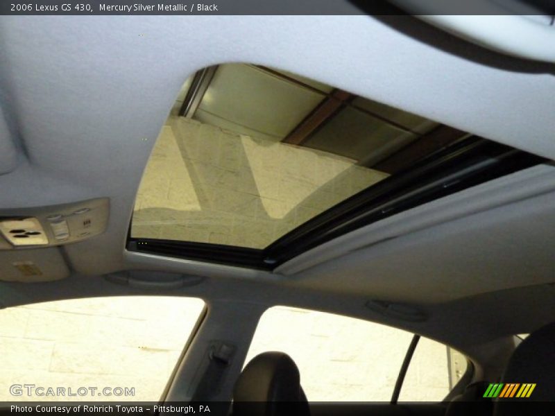 Mercury Silver Metallic / Black 2006 Lexus GS 430