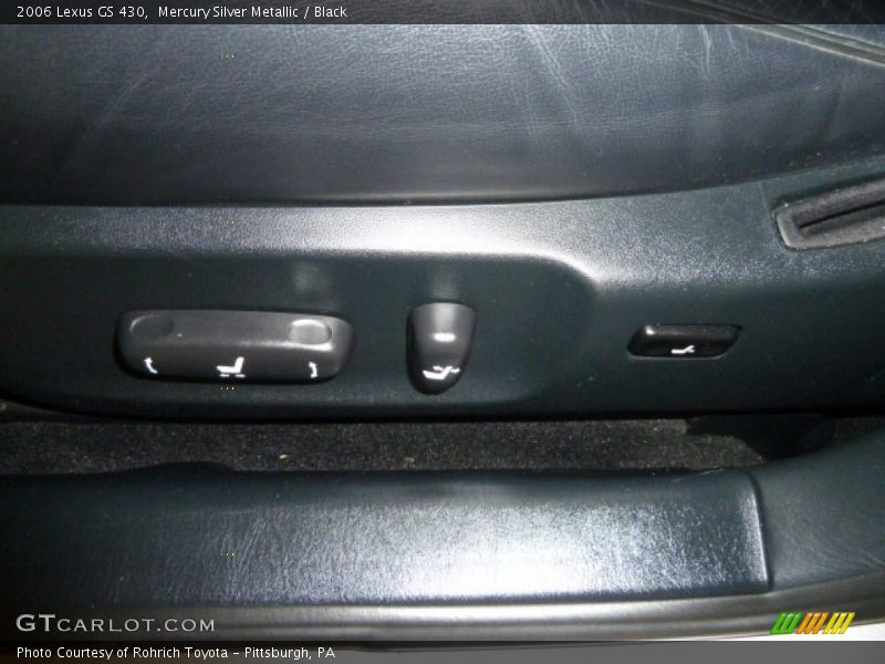 Mercury Silver Metallic / Black 2006 Lexus GS 430