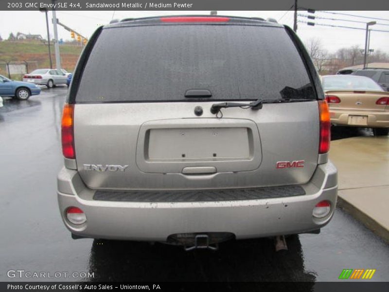 Sandalwood Metallic / Medium Pewter 2003 GMC Envoy SLE 4x4