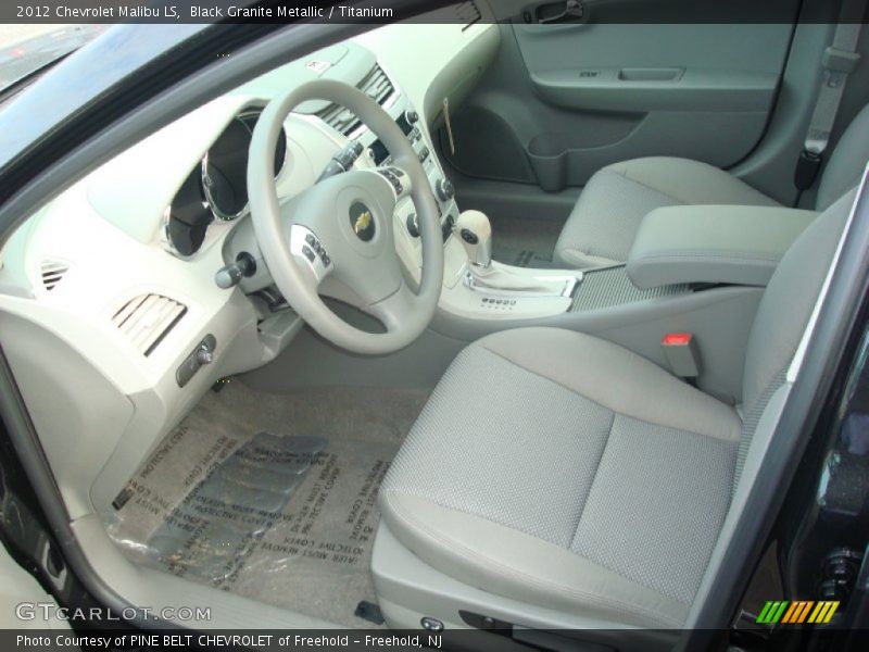 Black Granite Metallic / Titanium 2012 Chevrolet Malibu LS