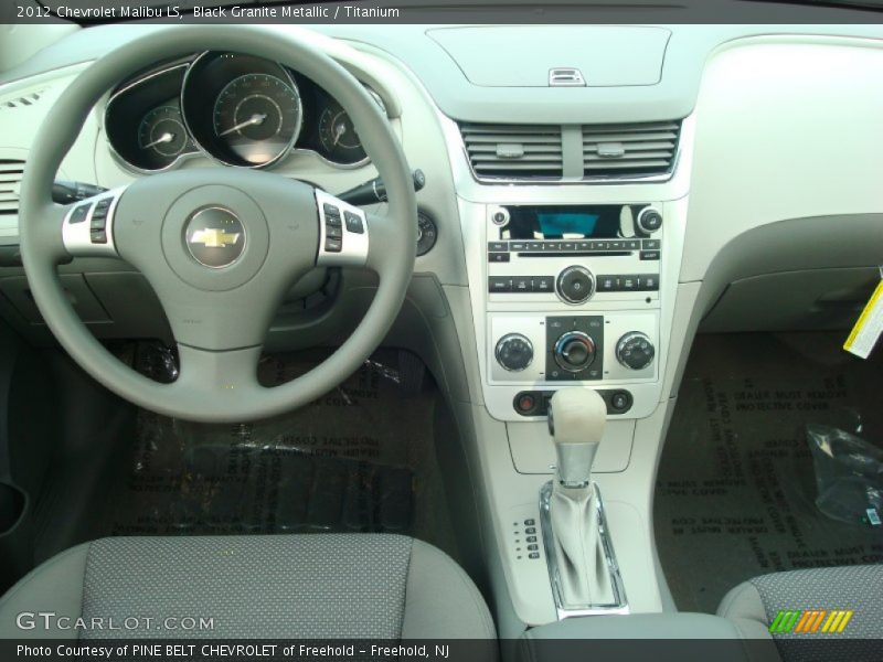 Black Granite Metallic / Titanium 2012 Chevrolet Malibu LS