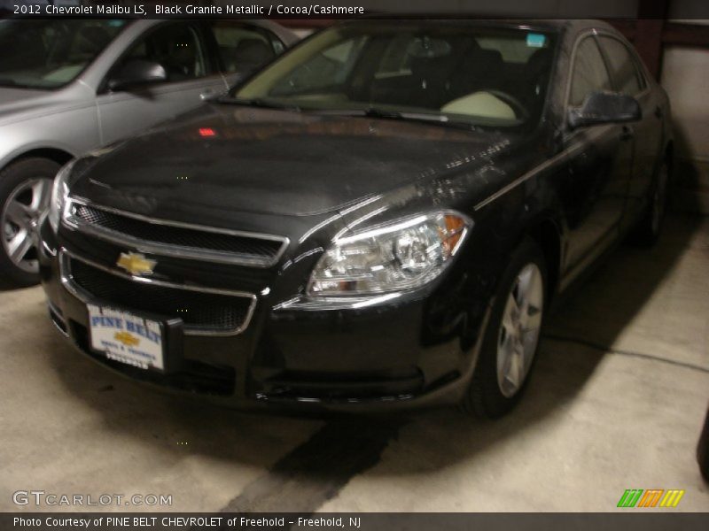 Black Granite Metallic / Cocoa/Cashmere 2012 Chevrolet Malibu LS