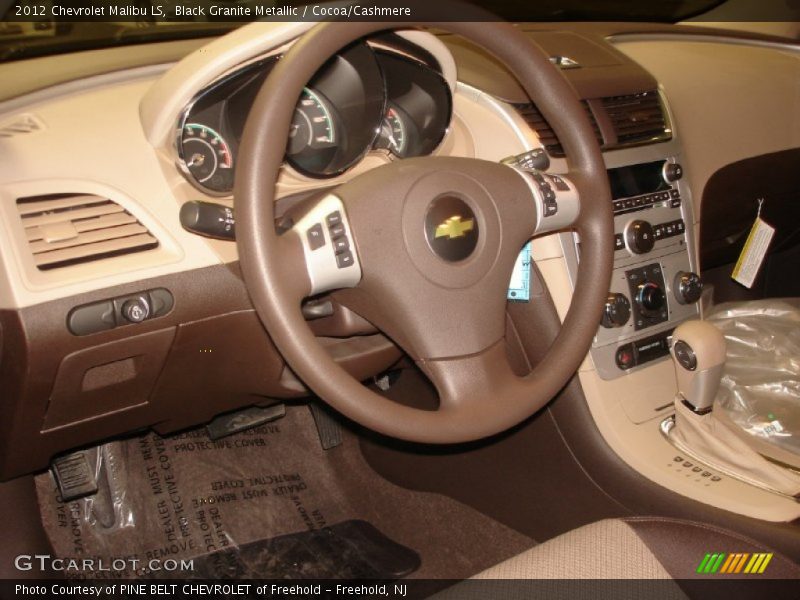 Black Granite Metallic / Cocoa/Cashmere 2012 Chevrolet Malibu LS