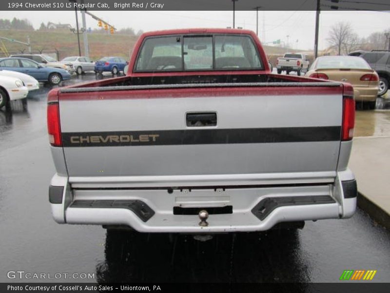 Bright Red / Gray 1994 Chevrolet S10 LS Regular Cab