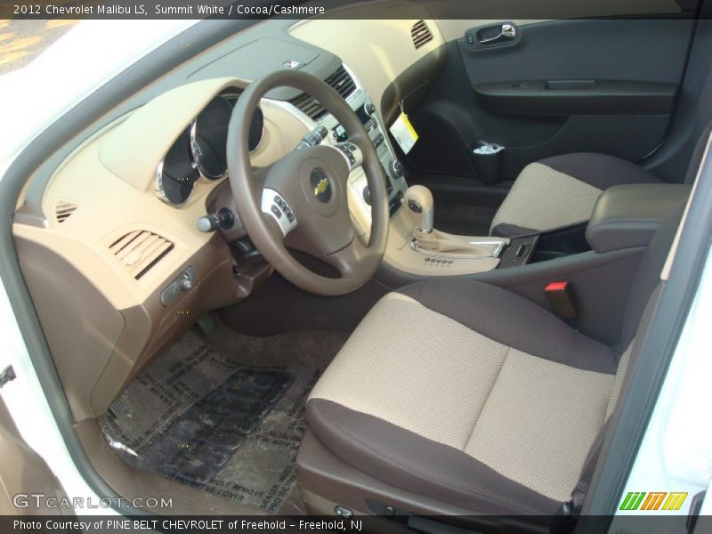 Summit White / Cocoa/Cashmere 2012 Chevrolet Malibu LS