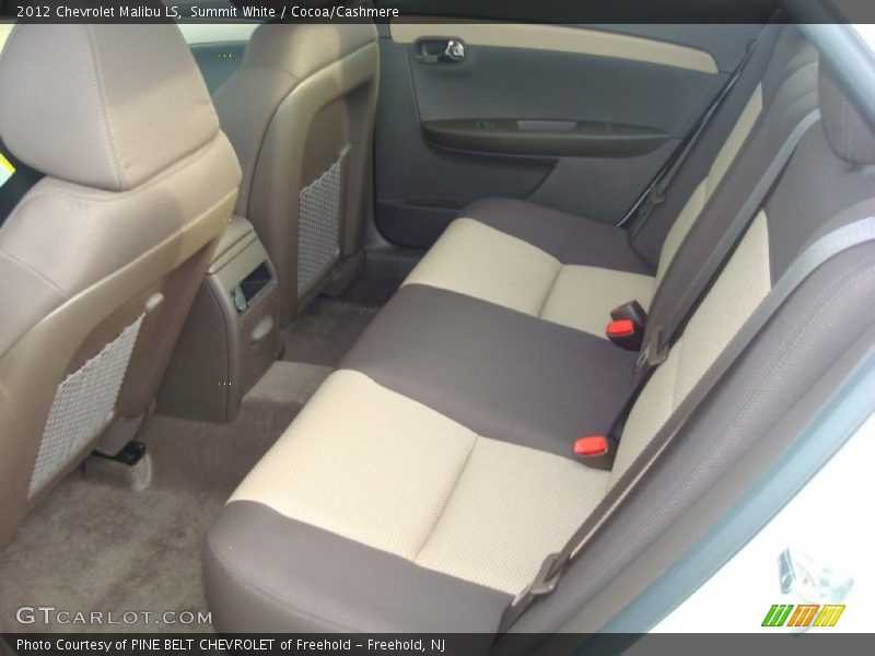Summit White / Cocoa/Cashmere 2012 Chevrolet Malibu LS