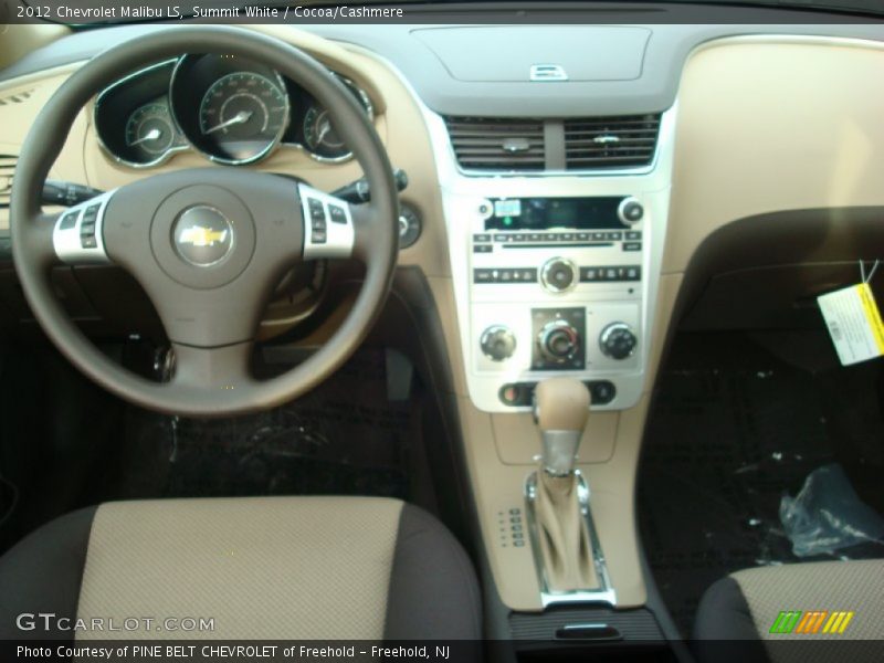 Summit White / Cocoa/Cashmere 2012 Chevrolet Malibu LS