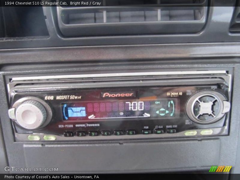 Bright Red / Gray 1994 Chevrolet S10 LS Regular Cab