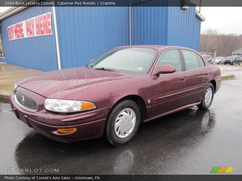 Cabernet Red Metallic / Graphite 2004 Buick LeSabre Custom
