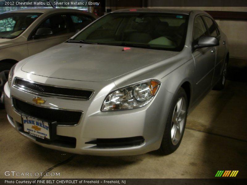 Silver Ice Metallic / Ebony 2012 Chevrolet Malibu LS