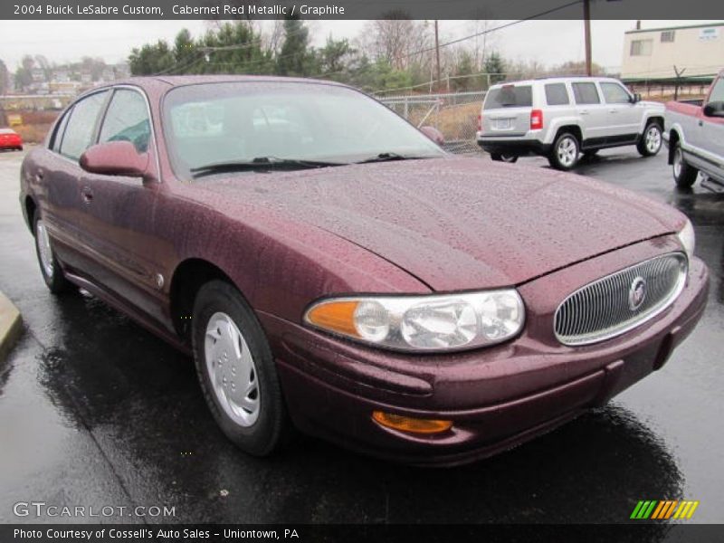 Cabernet Red Metallic / Graphite 2004 Buick LeSabre Custom