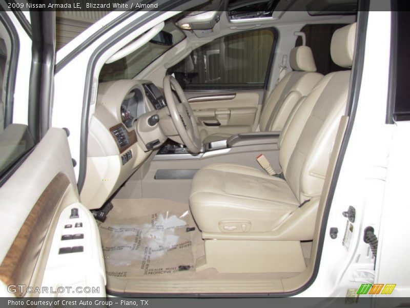 Blizzard White / Almond 2009 Nissan Armada LE