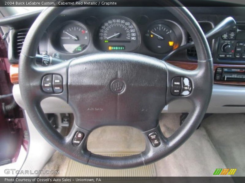 Cabernet Red Metallic / Graphite 2004 Buick LeSabre Custom