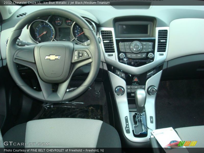 Ice Blue Metallic / Jet Black/Medium Titanium 2012 Chevrolet Cruze LS