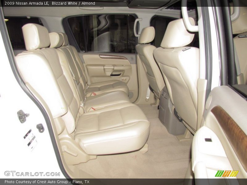Blizzard White / Almond 2009 Nissan Armada LE