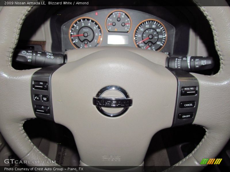 Blizzard White / Almond 2009 Nissan Armada LE