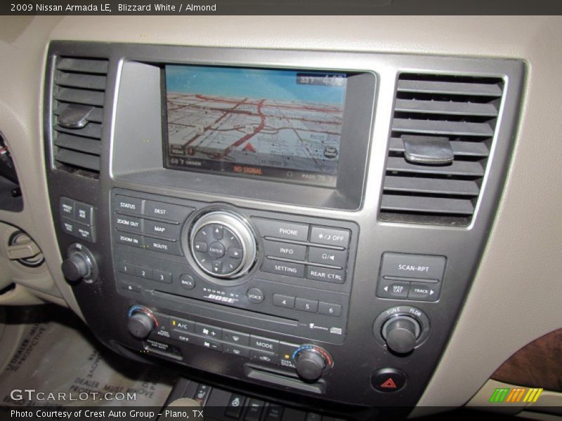 Blizzard White / Almond 2009 Nissan Armada LE