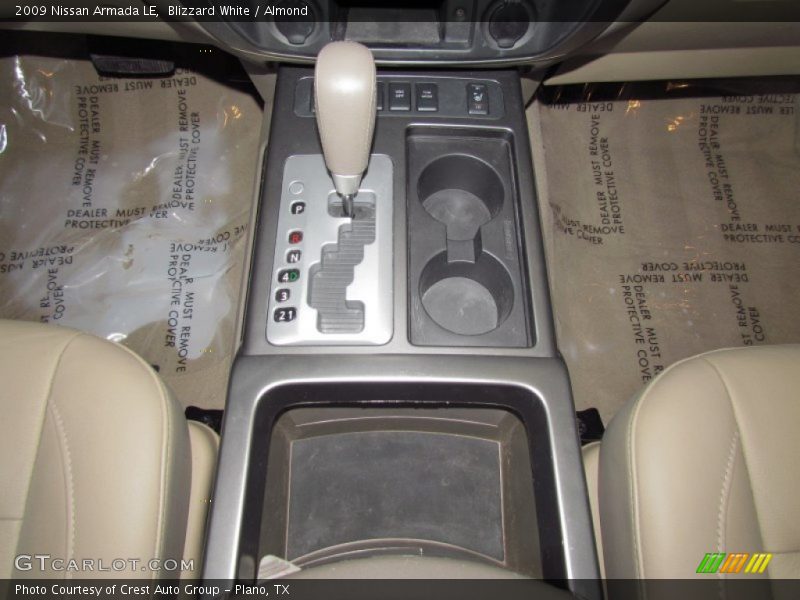 Blizzard White / Almond 2009 Nissan Armada LE